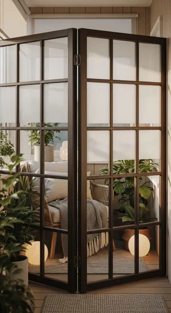 Folding Screen for Privacy Corners