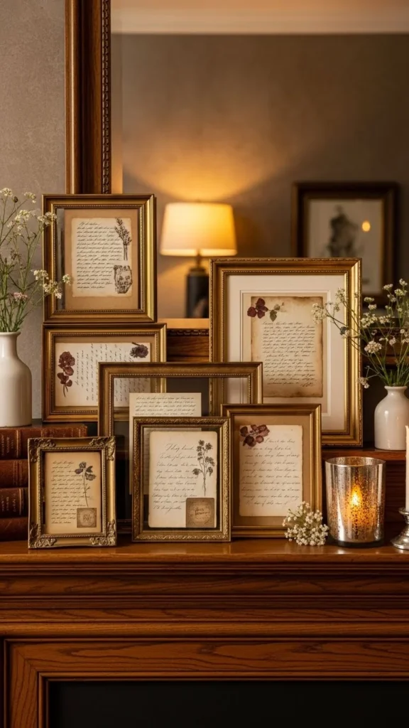 Framed Quotes Using Handwritten Paper