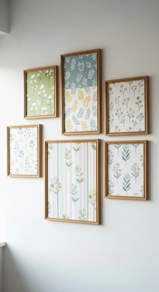 Framed Wallpaper Sample Panels