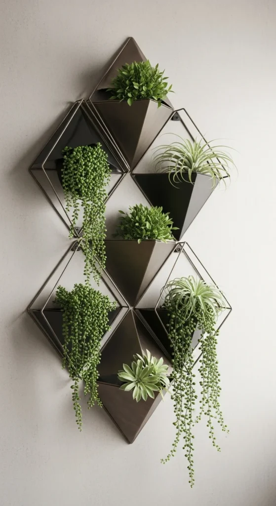 Geometric Wall Planter Sets