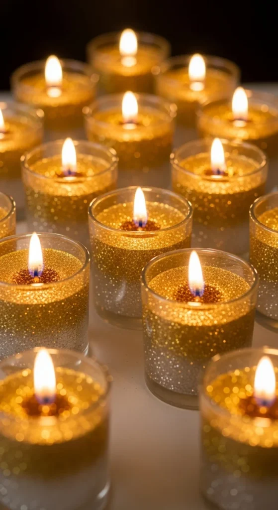 Glitter Gradient Candle Holders