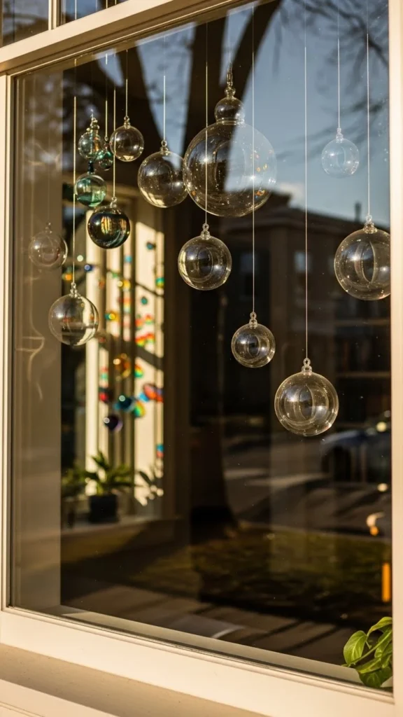 Hanging Glass Orbs or Crystals