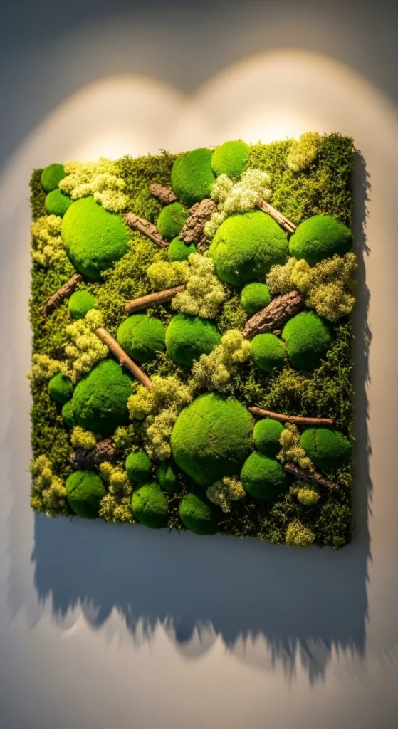 Hanging Moss Art Panels