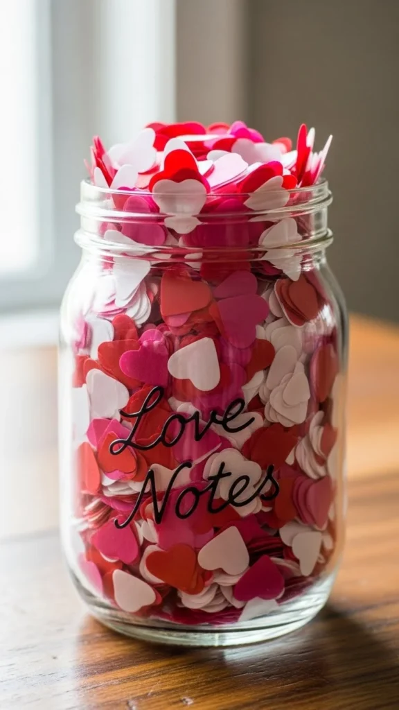 Heart Confetti Jar