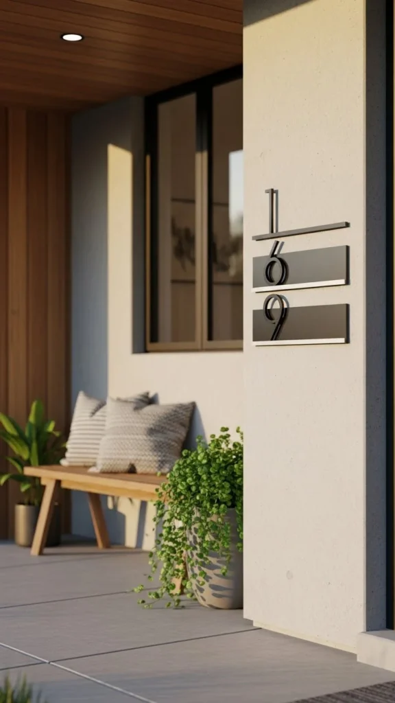 House Numbers as Decor