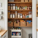 How to Create a Pantry Space Even Without a Built-In