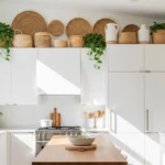 How to Decorate Above Kitchen Cabinets Like a Designer