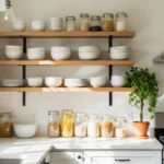 How to Decorate Kitchen Shelves With Functional Style