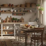 How to Decorate a Boho Kitchen With Laid-Back Charm