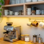How to Decorate a Kitchen Coffee Bar That Feels Boutique