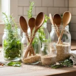 How to Decorate a Kitchen With Mason Jars for Farmhouse Charm
