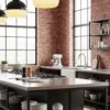 How to Decorate an Industrial Kitchen With Chic Metals