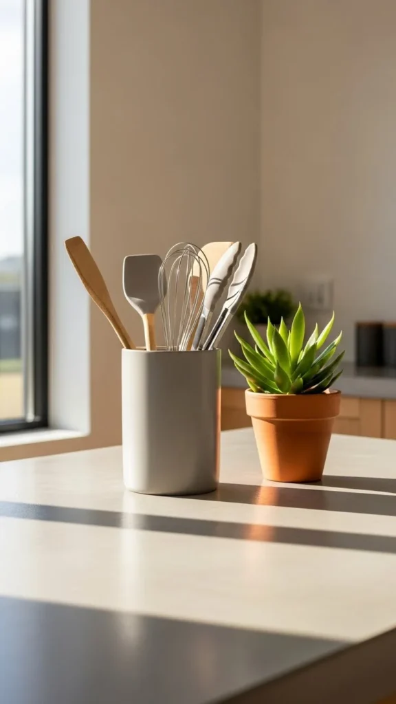 Keep Countertops Calm and Uncluttered