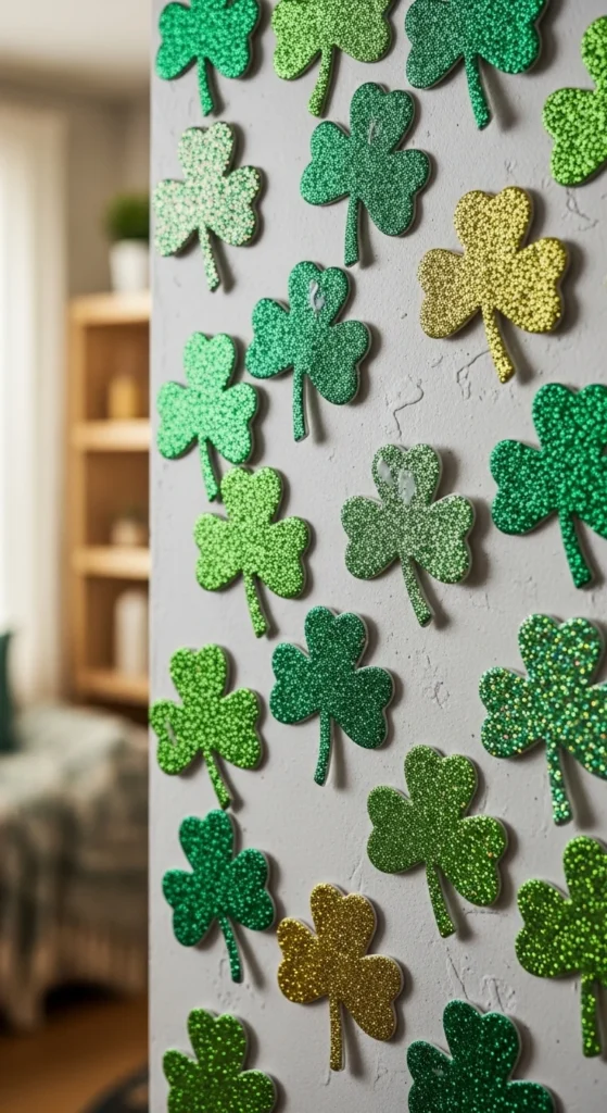 Kids’ Craft Display Shamrocks