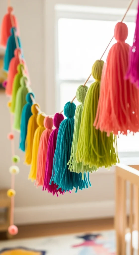 Kids Room Tassel Garland