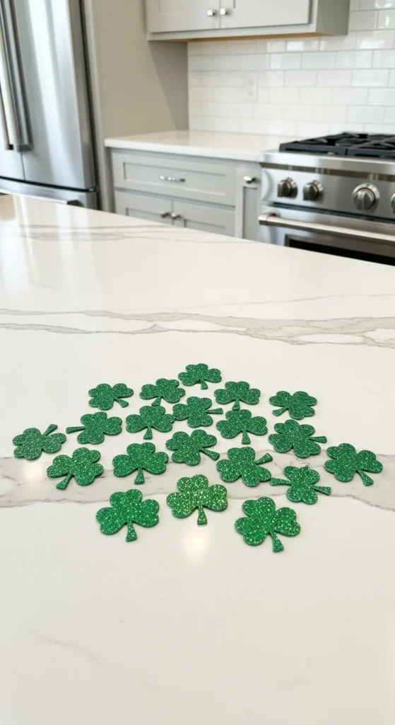 Kitchen Counter Shamrock Touch
