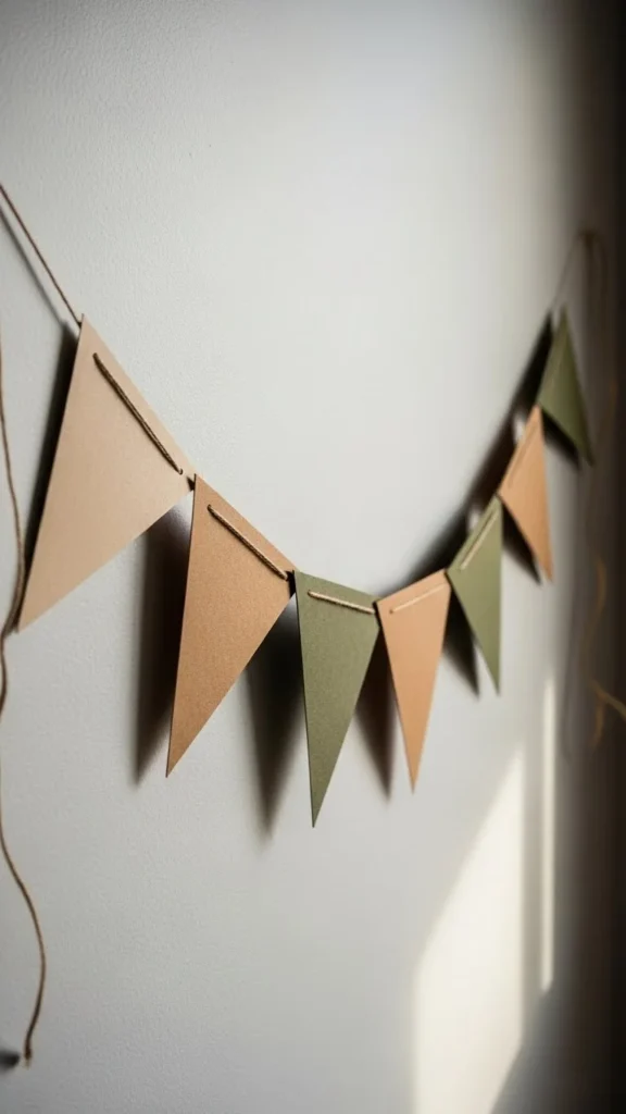 Kraft Paper Pennant Line