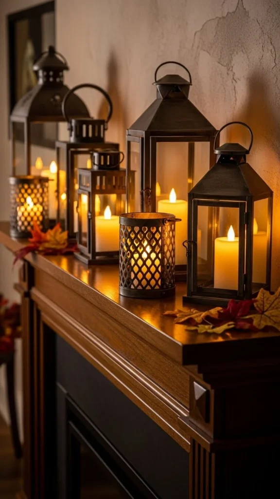 Lanterns With LED Candles