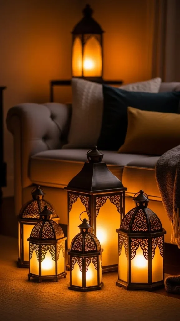 Lanterns With Soft Glow