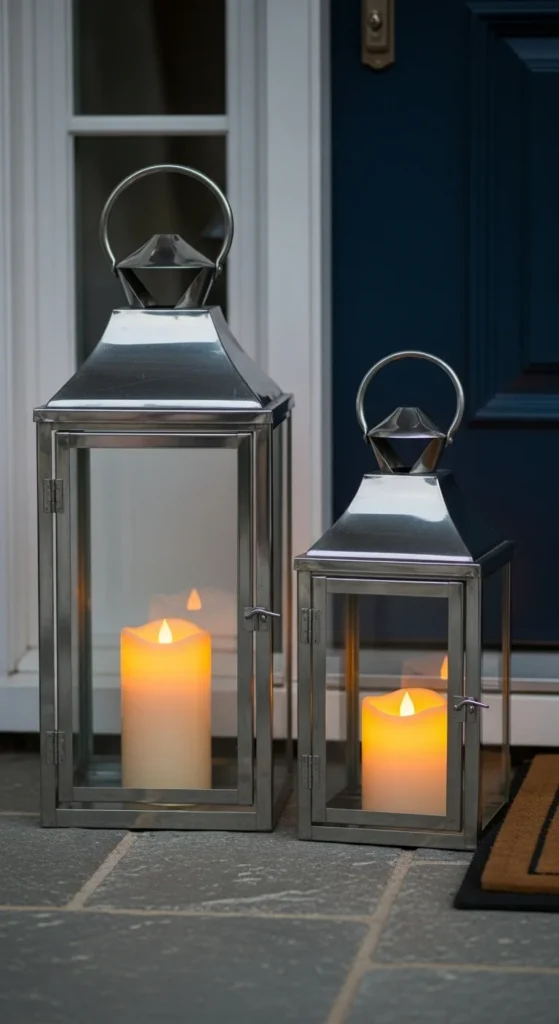 Lanterns with LED Candles