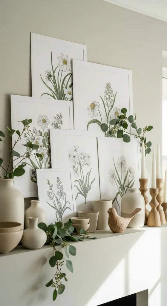 Layered Botanical Prints