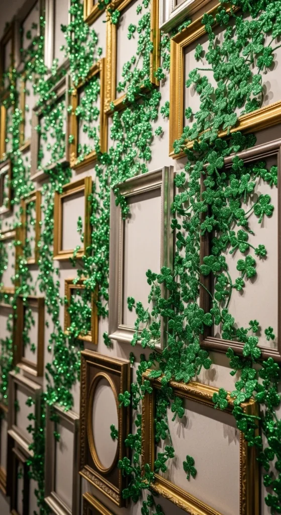 Layered Frame Backdrop Shamrocks