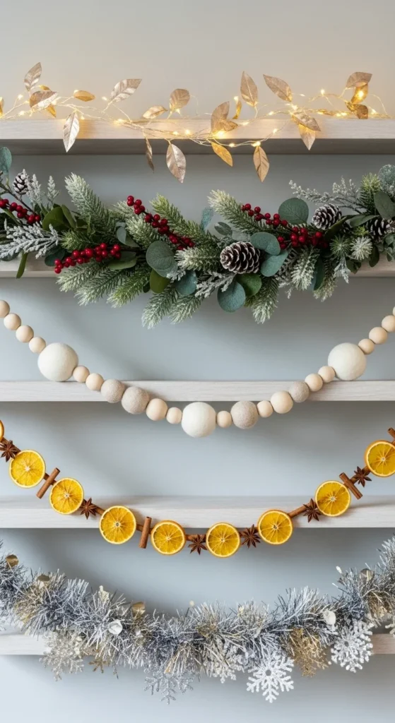 Layered Shelf Garland