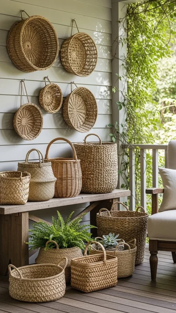 Layered Textures With Baskets