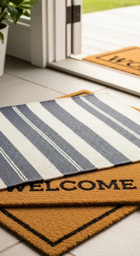 Layered Welcome Mats