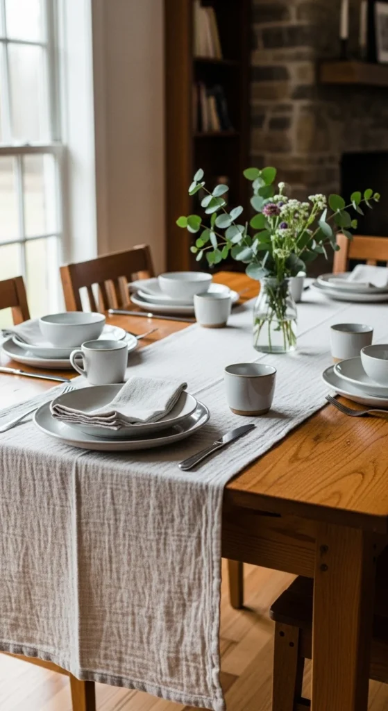Light Cotton Table Runners