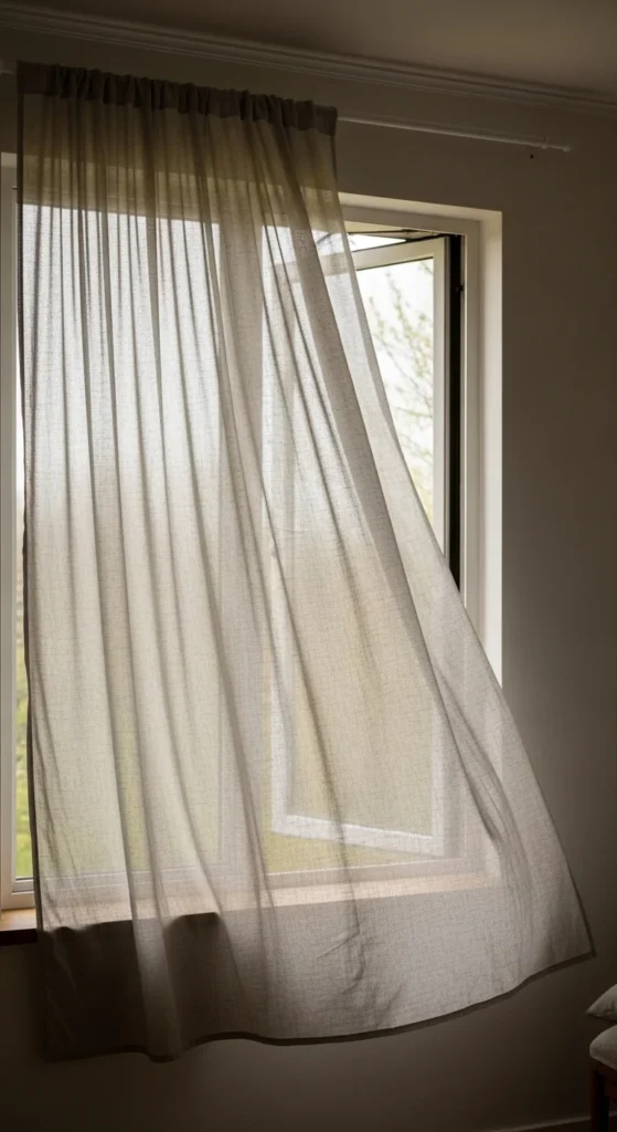 Light Linen Curtains That Let Air Flow