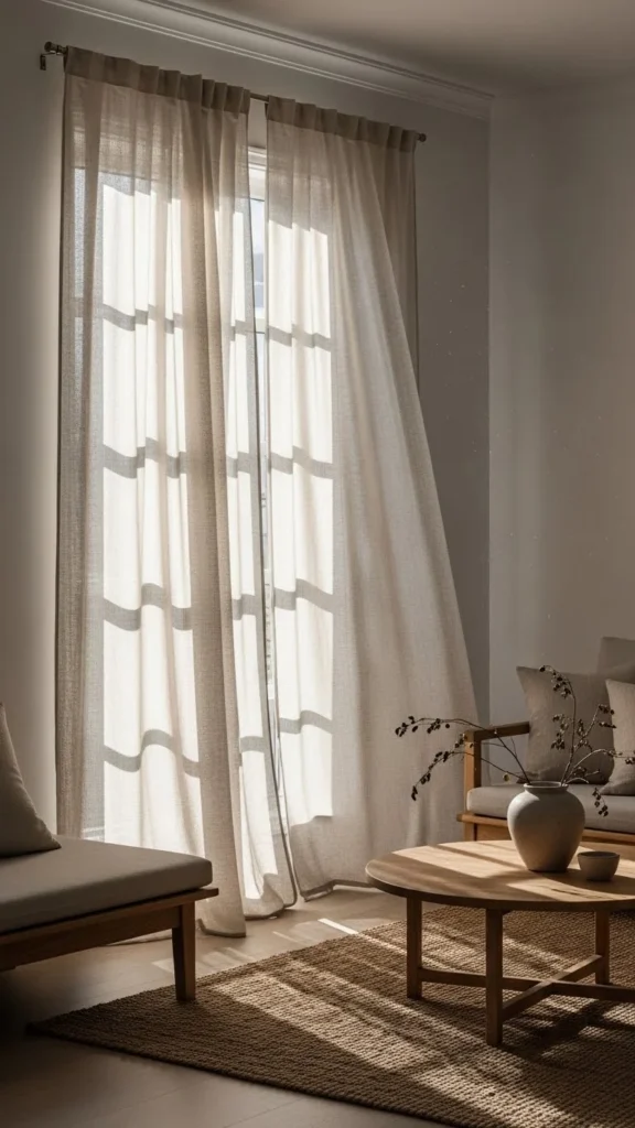 Light Linen Curtains for Softer Rooms