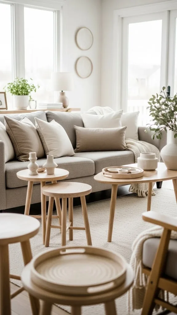 Light Wood Accent Pieces