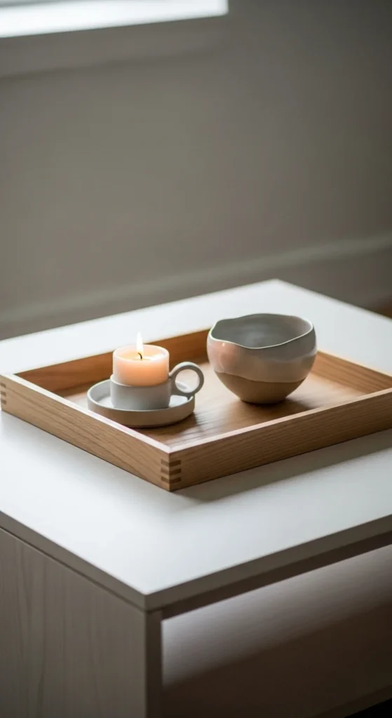 Light Wood Accent Trays