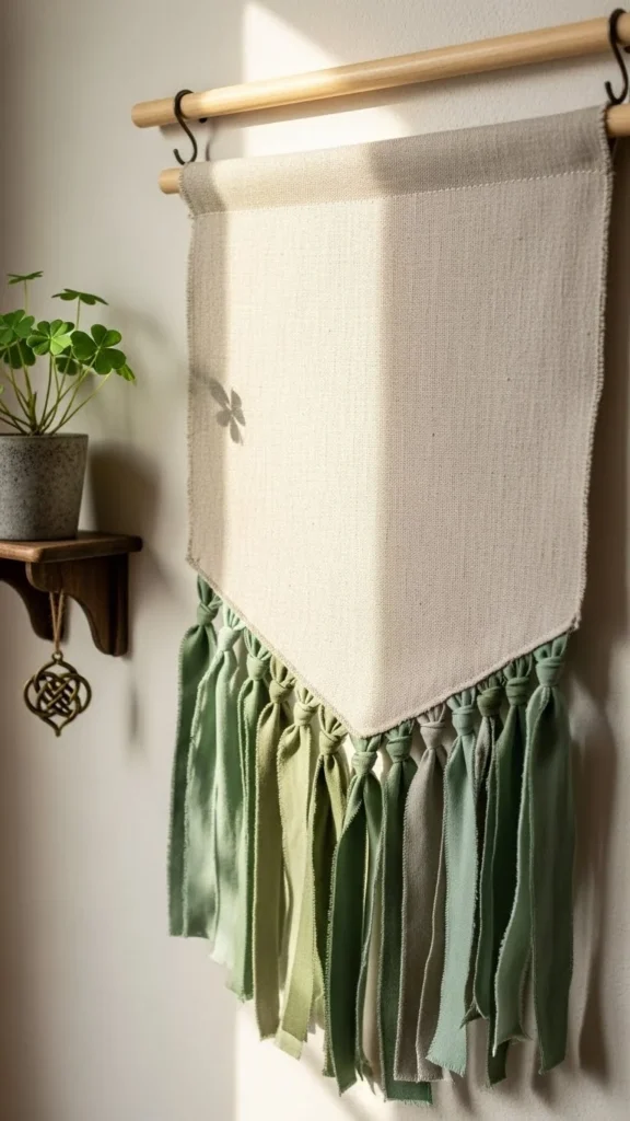 Linen Green Strip Banner
