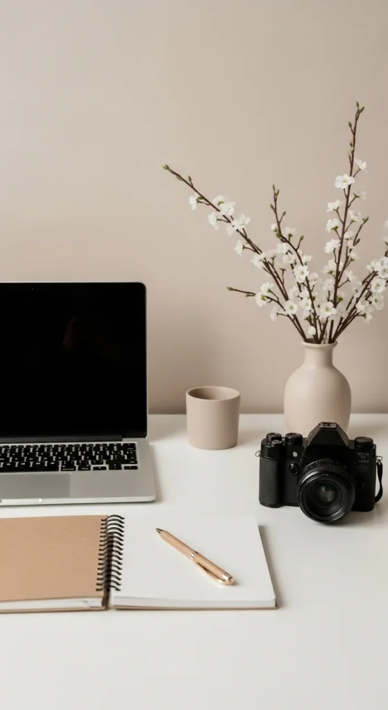 Minimal Desk Setup For Focus
