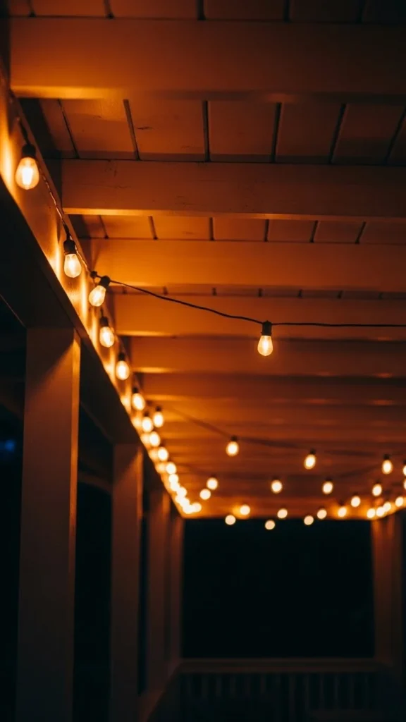 Minimal Lighting With String Lights
