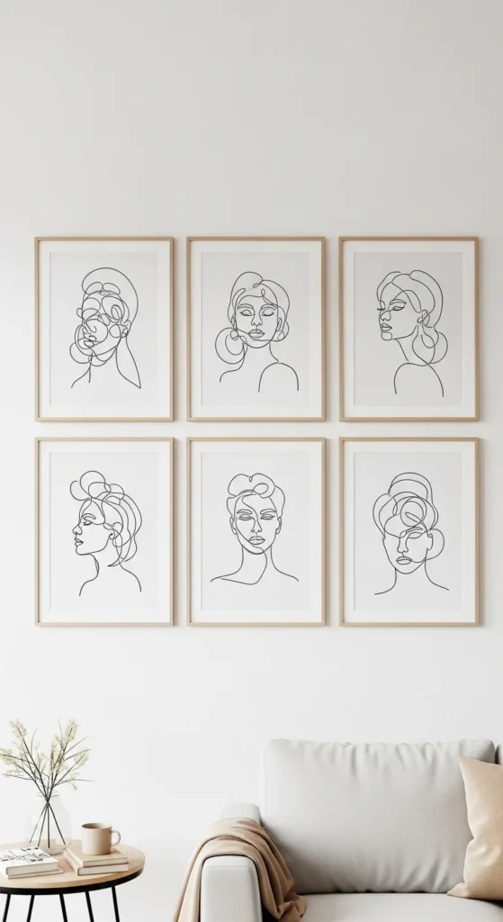 Minimal Line Art Gallery