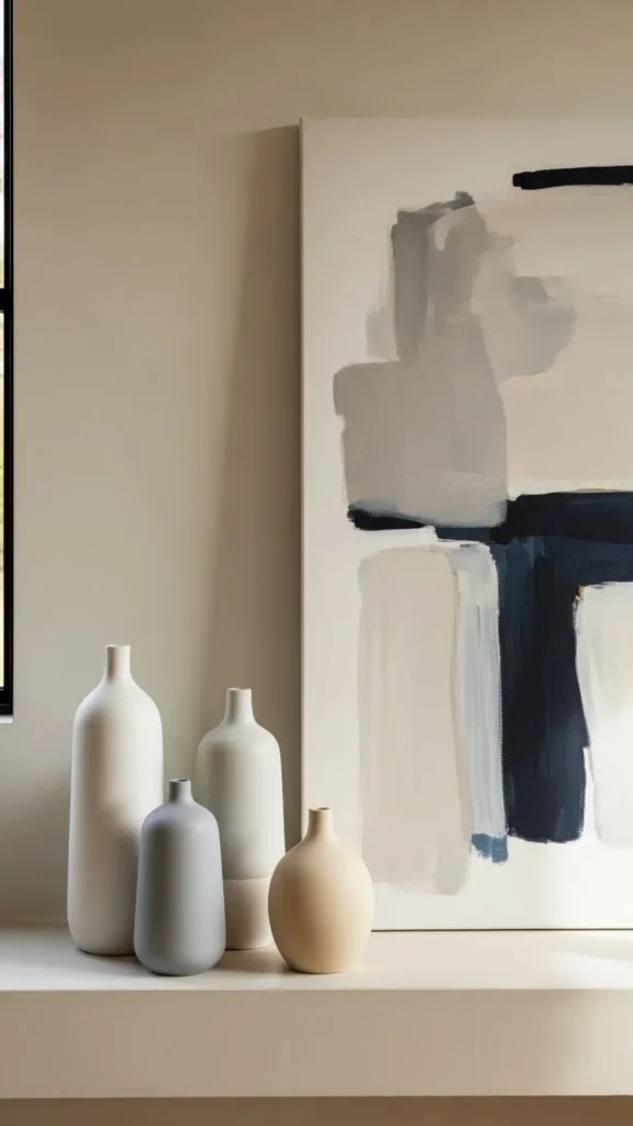 Minimal Mantel Styling