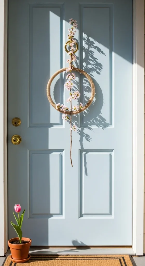 Minimalist Single-Stem Wreath