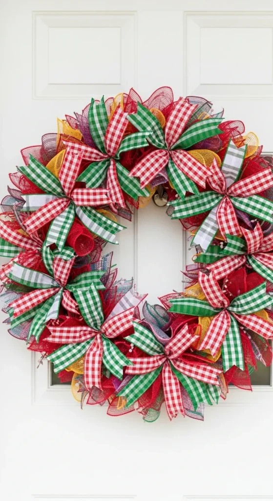 Mixed Material Wreath Design