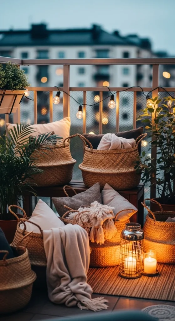 Natural Fiber Baskets for Storage