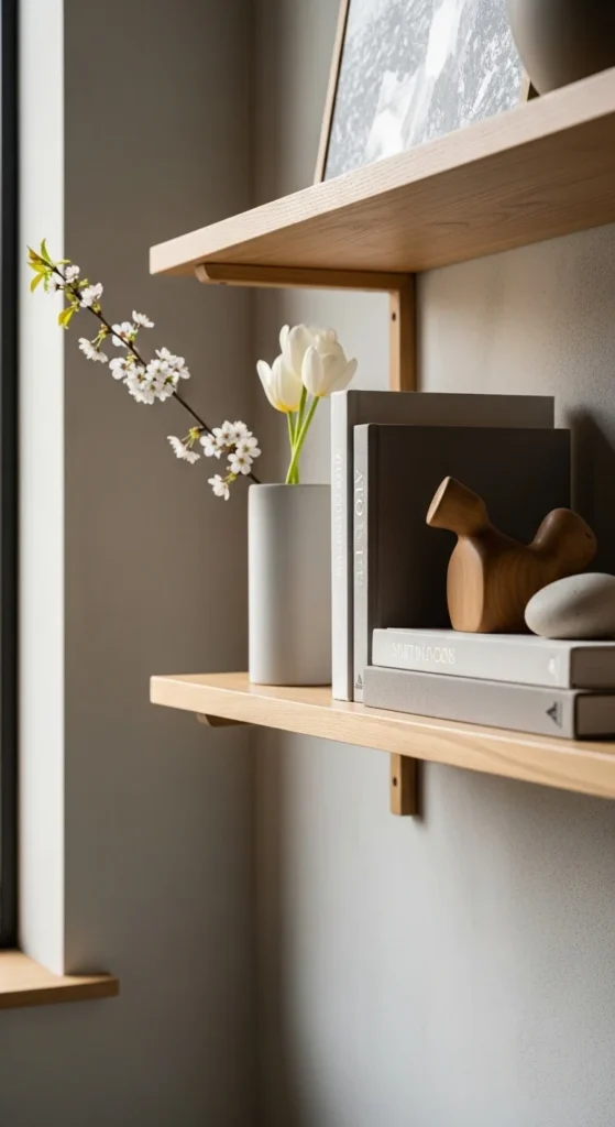 Natural Wood Accents In Small Doses