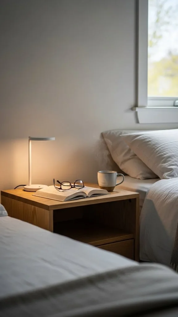 Natural Wood Bedside Tables