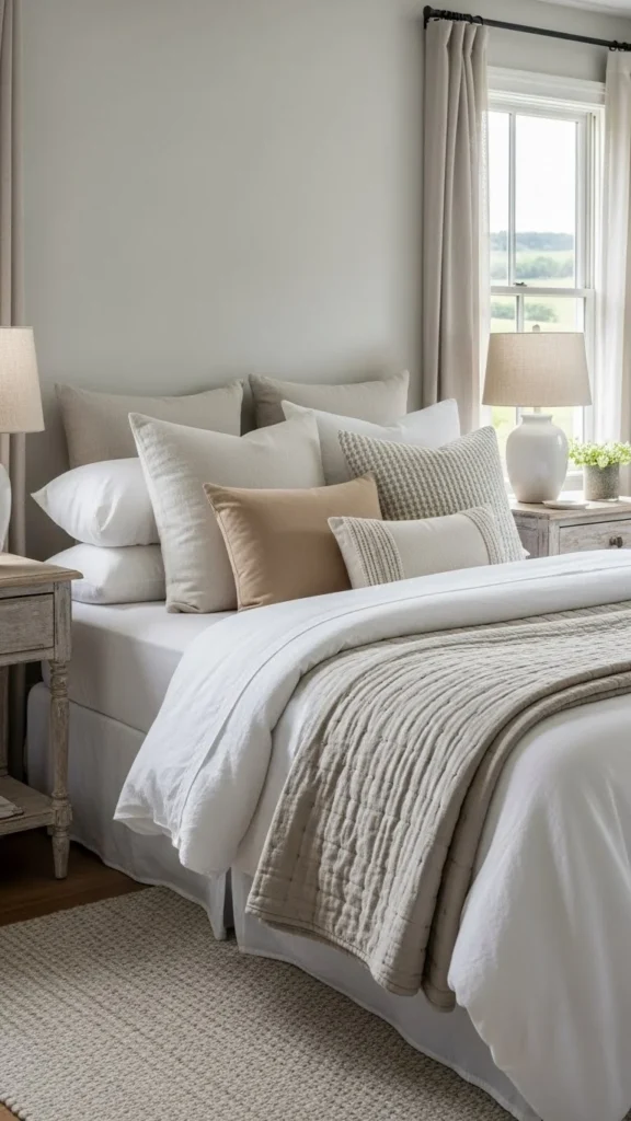Neutral Bedroom Layers