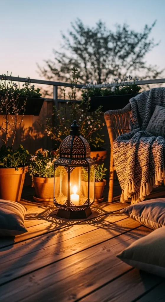 Outdoor Floor Lantern Statement