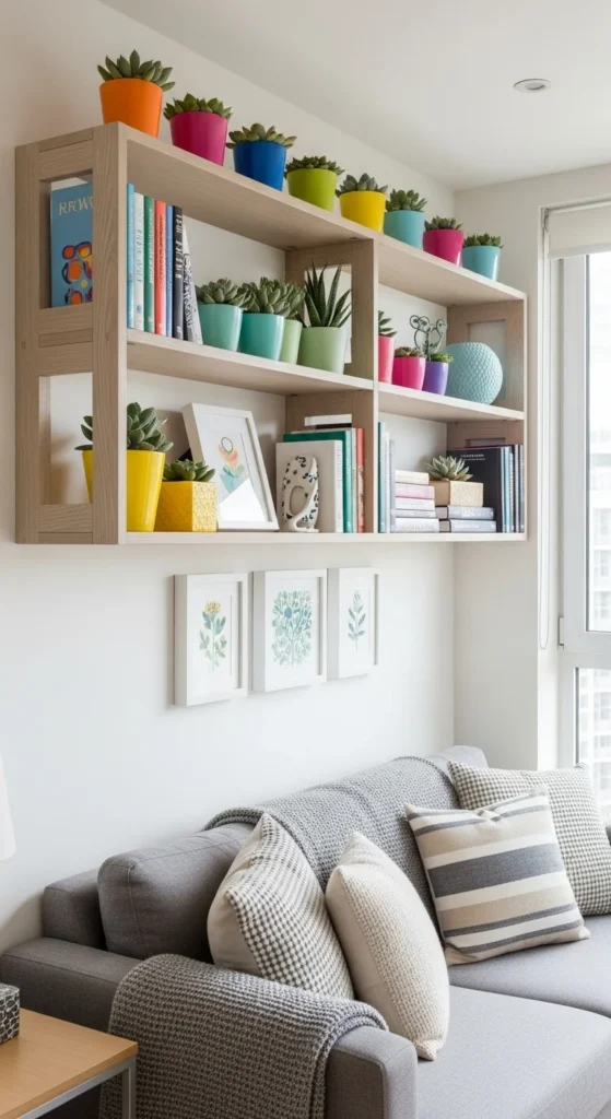 Over-Sofa Shelving