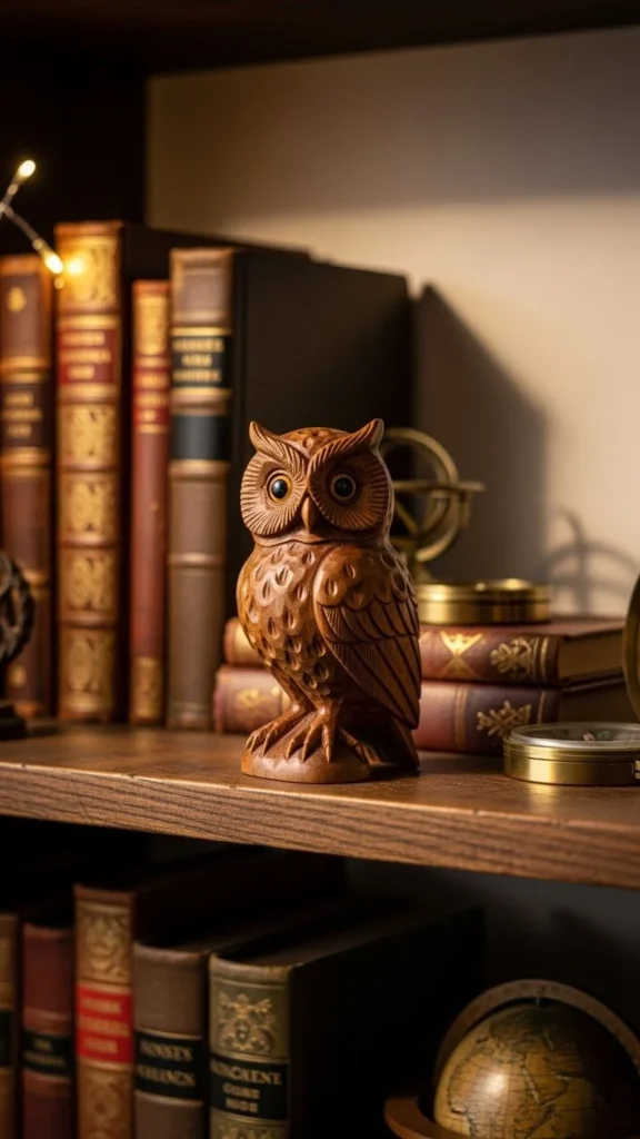 Owl Wisdom Figurine