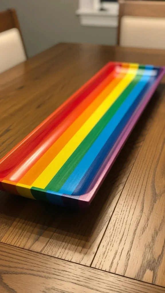 Painted Tray Color Bands