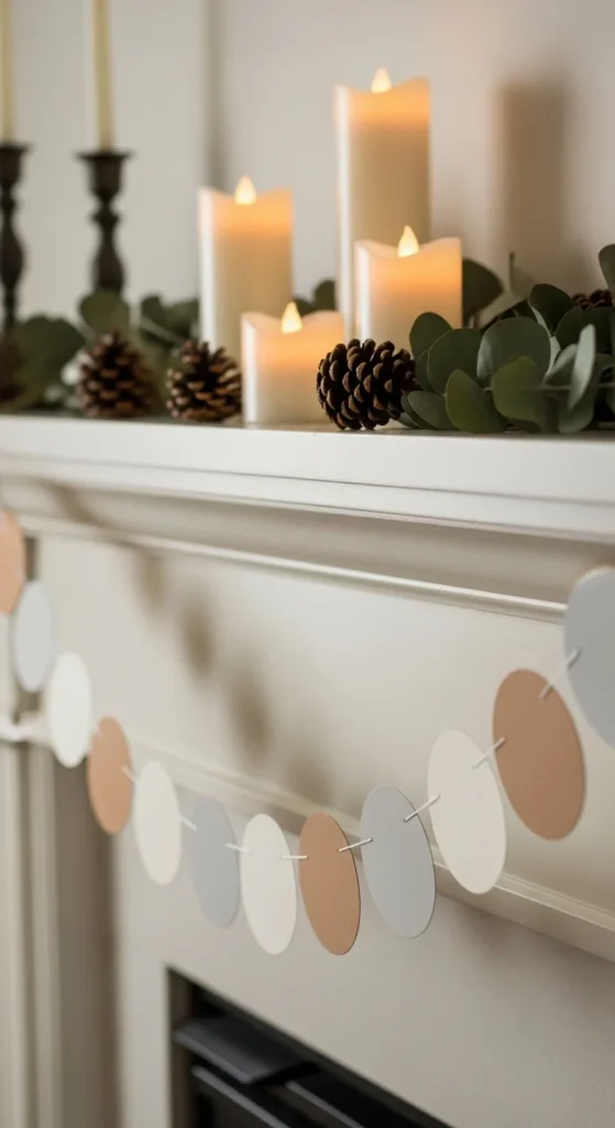 Paper Circle Garland Banner